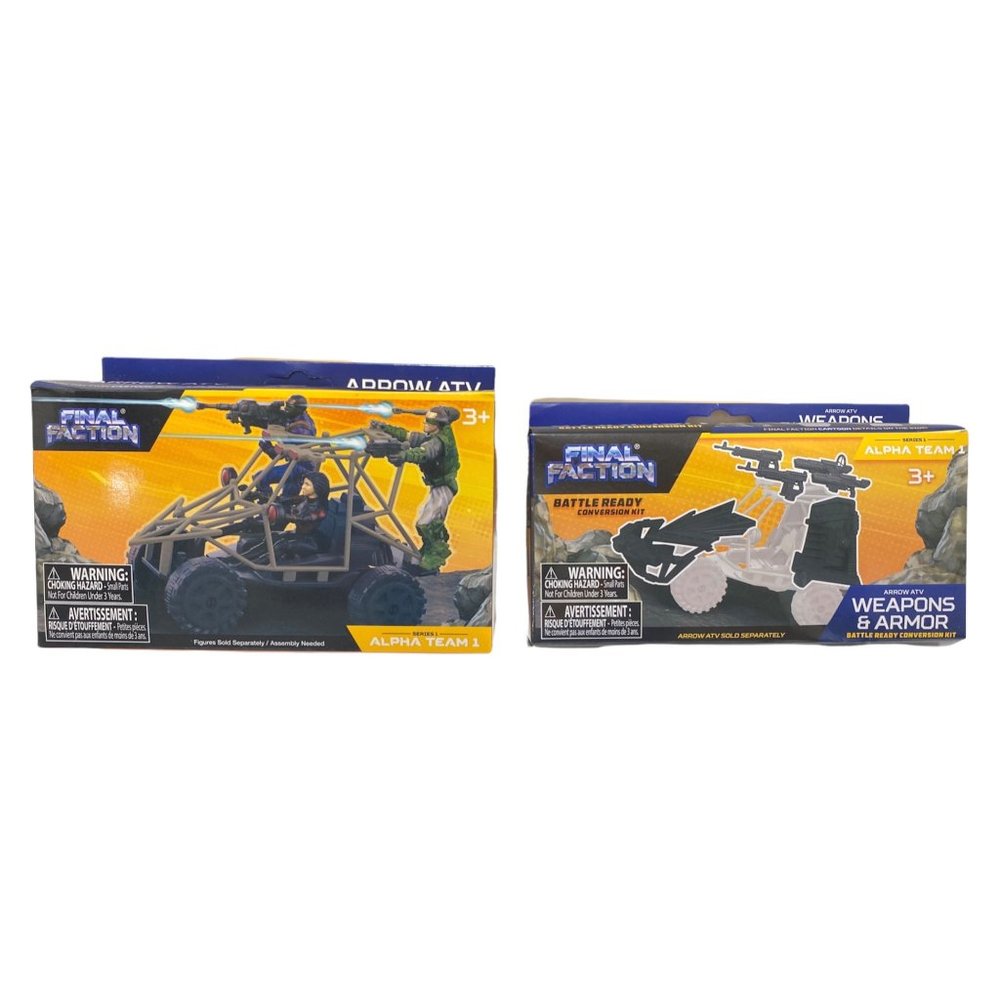 Final Faction Series 1 Alpha Team 1 Atv 2-piece Vehicle and Armor Play Set